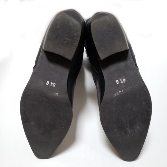 What's What Black Suede Mid Calf Boot Style Rowdy - Picture 13 of 15